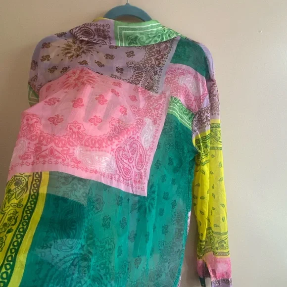 AKIRA Multicolor Paisley Shirt - Picture 5 of 5